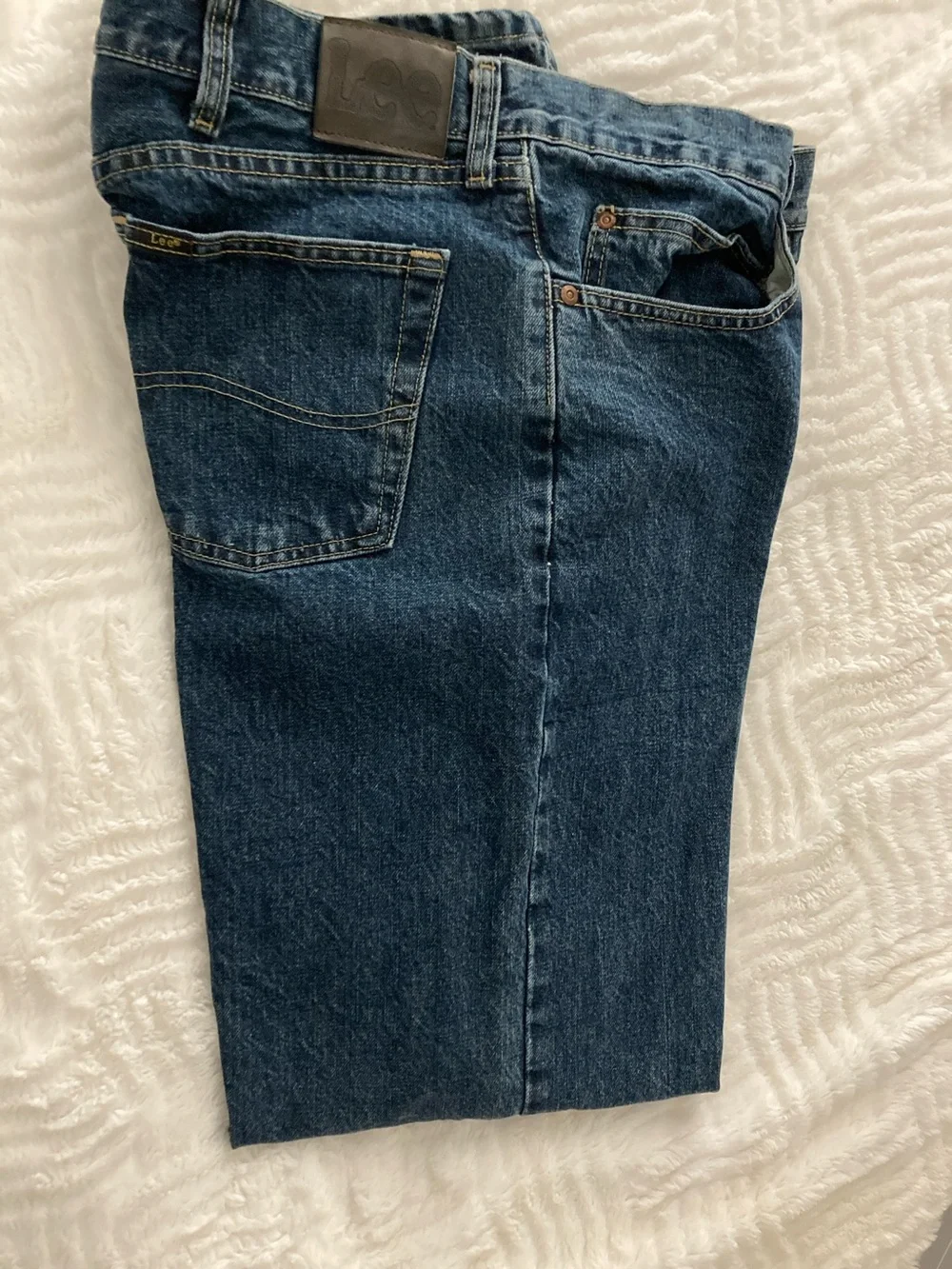 Lee Straight Leg Men's Jeans in Dark Indigo